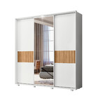 Guarda Roupa Casal Espelho 3 Portas 3 Gavetas Luminare Albatr