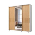 Guarda Roupa Casal Espelho 3 Portas 3 Gavetas Luminare Albatr