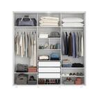 Guarda Roupa Casal Espelho 3 Portas 3 Gavetas Luminare Albatr