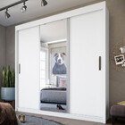 Guarda Roupa Casal Espelho 3 Portas 4 Gavetas Miami Fama Móve