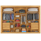 Guarda Roupa Casal Espelho 3 Portas 6 Gavetas Flex Vitoria Mó