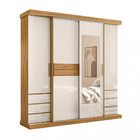 Guarda Roupa Casal Espelho 4 Portas 6 Gavetas Ravena Moval