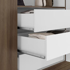 Guarda Roupa Casal Espelho 6 Portas 3 Gavetas Nt5190 Notável