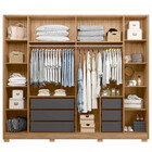 Guarda Roupa Casal Espelho 6 Portas 6 Gavetas Fascínio Albatr