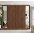 Guarda Roupa Casal Espelho 6 Portas 6 Gavetas Proximus Caemmun