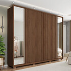 Guarda Roupa Casal Espelho 6 Portas 6 Gavetas Proximus Caemmun