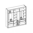 Guarda Roupa Casal Espelho E Pés 3 Portas 4 Gavetas Alteza Dj