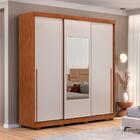 Guarda Roupa Casal Espelho Mdf 3 Pt Correr 32072 Dj Moveis