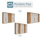Guarda-roupa Casal Everest 6 Portas 4 Gavetas Flex Nature/off