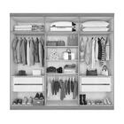 Guarda Roupa Casal Evidence Plus 6 Portas E 4 Gavetas - Zanzi
