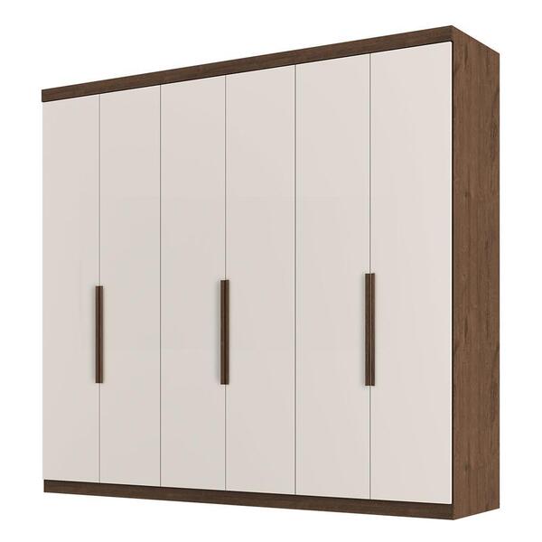 Guarda Roupa Casal Evidence Plus 6 Portas E 4 Gavetas - Zanzi
