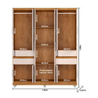 Guarda Roupa Casal Exellence 2230 Araplac