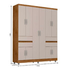 Guarda Roupa Casal Exellence 2230 Araplac