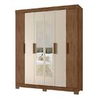 Guarda Roupa Casal Facille 6 Portas Flex Com Espelho - Móveis