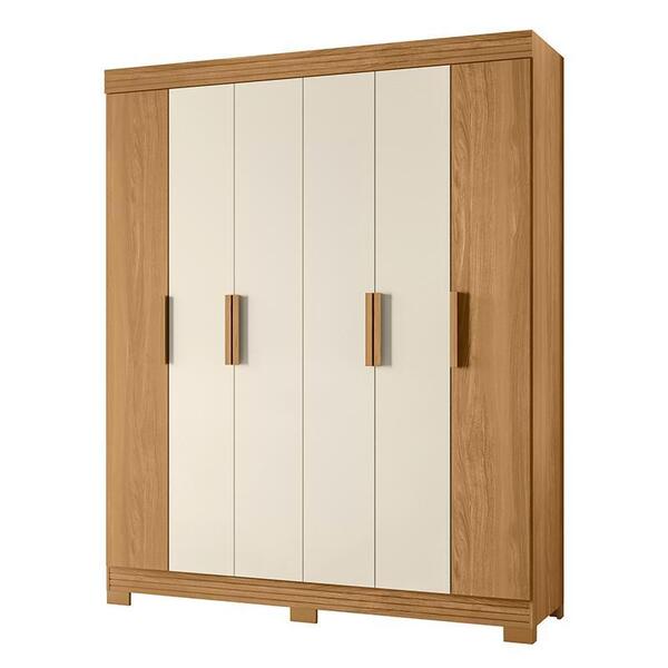 Guarda Roupa Casal Facille 6 Portas Flex - Móveis Albatroz