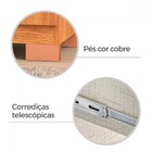 Guarda-roupa Casal Farnese 4 Portas 6 Gavetas Cinamomo - Pnr