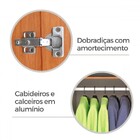 Guarda-roupa Casal Farnese 4 Portas 6 Gavetas Cinamomo - Pnr