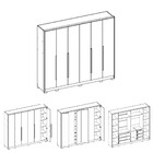 Guarda Roupa Casal Fascínio 6 Portas - Móveis Albatroz