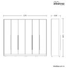 Guarda Roupa Casal Fascínio 6 Portas - Móveis Albatroz