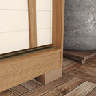 Guarda Roupa Casal Fazano Ripado 3 Portas Deslizantes Com Esp