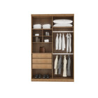 Guarda Roupa Casal Fenix 4 Portas 3 Gavetas Rufato