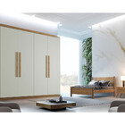 Guarda Roupa Casal Fenix 4 Portas 3 Gavetas Rufato