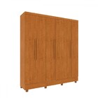 Guarda-roupa Casal Finlândia Plus 6 Portas 4 Gavetas Cinamomo