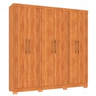 Guarda-roupa Casal Fiorini 6 Portas 4 Gavetas Cinamomo - Pnr