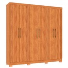 Guarda-roupa Casal Fiorini 6 Portas 4 Gavetas Cinamomo - Pnr