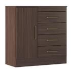 Guarda Roupa Casal Flash 2 Com Multiuso Viena Com Cômoda Mont