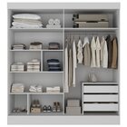 Guarda-roupa Casal Flex 2 Portas 3 Gavetas Pantanal