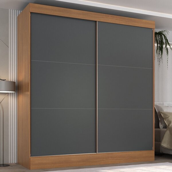 Guarda-roupa Casal Flex 2 Portas 3 Gavetas Pantanal