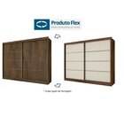 Guarda-roupa Casal Flex 2 Portas 6 Gavetas Servilha