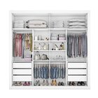 Guarda Roupa Casal Flex 2 Portas 6 Gavetas Sevilha  Branco Ac