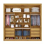 Guarda Roupa Casal Flex 2 Portas 6 Gavetas Sevilha  Peróba/of