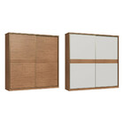 Guarda Roupa Casal Flex 2 Portas De Correr Master New Móveis