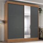 Guarda-roupa Casal Flex Com Espelho 2 Portas 3 Gavetas Pantan