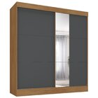 Guarda-roupa Casal Flex Com Espelho 2 Portas 3 Gavetas Pantan