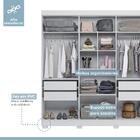 Guarda-roupa Casal Flórida 100% Mdf 6 Portas 4 Gavetas Branco