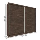 Guarda Roupa Casal Florida 2 Portas De Correr 6 Gavetas Tcil