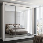 Guarda-roupa Casal Flórida 3 Portas De Correr 3 Gavetas Com E