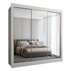 Guarda-roupa Casal Flórida 3 Portas De Correr 3 Gavetas Com E