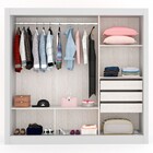 Guarda-roupa Casal Flórida 3 Portas De Correr 3 Gavetas Com E