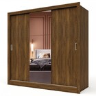 Guarda-roupa Casal Flórida 3 Portas De Correr Com Espelho 3 G