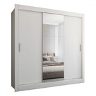 Guarda-roupa Casal Flórida 3 Portas De Correr Com Espelho 3 G