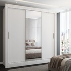 Guarda-roupa Casal Flórida 3 Portas De Correr Com Espelho 3 G