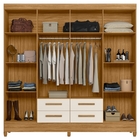 Guarda Roupa Casal Flórida 8 Portas Freijó Off White Moval