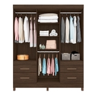 Guarda Roupa Casal Forli Ébano