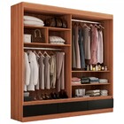 Guarda-roupa Casal Fortaleza 2 Portas 3 Gavetas Com Espelho N