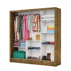 Guarda Roupa Casal Fortaleza 3 Portas Carioca Móveis